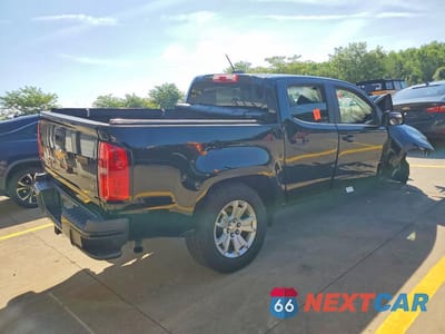 Trzecie zdjęcie samochodu z tyłu: 2019 CHEVROLET COLORADO LT VIN:1GCGSCEN4K1276032 - miniatura