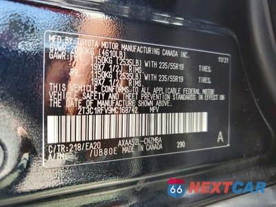 Zdjęcie 13 z 13 samochodu: 2021 TOYOTA RAV4 XLE PREMIUM VIN:2T3C1RFV9MC168742 - miniatura