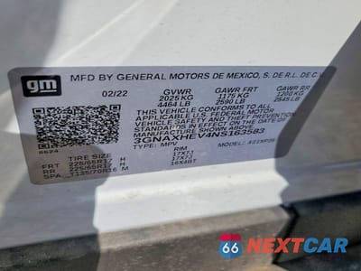 Zdjęcie 14 z 14 samochodu: 2022 CHEVROLET EQUINOX LS VIN:3GNAXHEV4NS163583 - miniatura