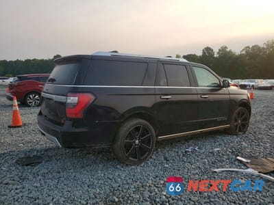 Trzecie zdjęcie samochodu z tyłu: 2019 FORD EXPEDITION MAX PLATINUM VIN:1FMJK1LTXKEA14841 - miniatura