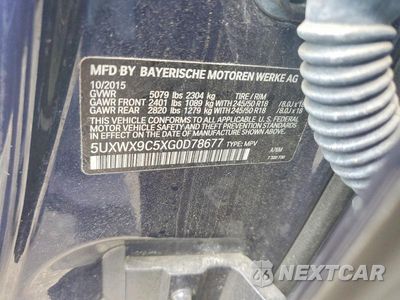 Zdjęcie 12 z 12 samochodu: 2016 BMW X3 XDRIVE28I VIN:5UXWX9C5XG0D78677 - miniatura