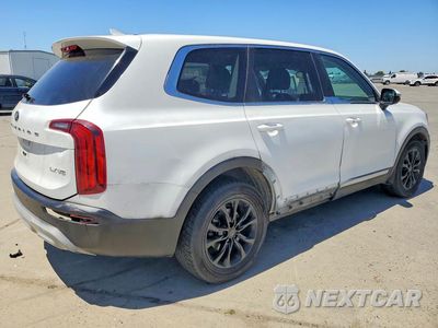 Trzecie zdjęcie samochodu z tyłu: 2020 KIA TELLURIDE LX VIN:5XYP24HC6LG015549 - miniatura
