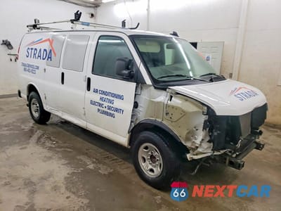 Czwarte zdjęcie samochodu z boku: 2024 CHEVROLET EXPRESS G2500 VIN:1GCWGAF79R1100301 - miniatura