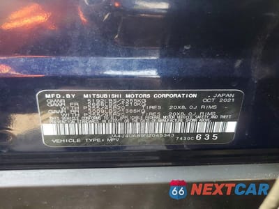 Zdjęcie 13 z 13 samochodu: 2022 MITSUBISHI OUTLANDER SE VIN:JA4J4UA89NZ045343 - miniatura