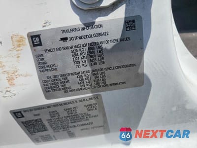 Zdjęcie 12 z 12 samochodu: 2020 GMC SIERRA C1500 SLT VIN:3GTP8DED3LG286422 - miniatura