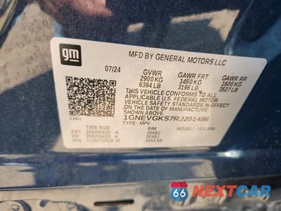 Zdjęcie 14 z 14 samochodu: 2024 CHEVROLET TRAVERSE LT VIN:1GNEVGKS7RJ201486 - miniatura