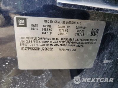 Zdjęcie 12 z 12 samochodu: 2017 BUICK LACROSSE ESSENCE VIN:1G4ZP5SSXHU206022 - miniatura