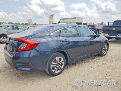 Trzecie zdjęcie samochodu z tyłu: 2016 HONDA CIVIC LX VIN:19XFC2F61GE038671 - miniatura