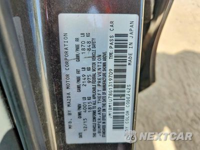 Zdjęcie 13 z 13 samochodu: 2016 MAZDA 3 SPORT VIN:JM1BM1U78G1319709 - miniatura