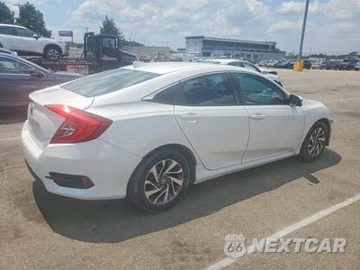 Trzecie zdjęcie samochodu z tyłu: 2018 HONDA CIVIC EX VIN:19XFC2F72JE005243 - miniatura
