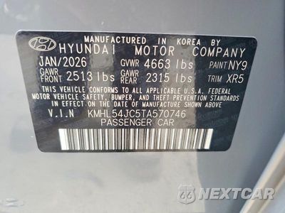 Zdjęcie 12 z 12 samochodu: 2026 HYUNDAI SONATA N LINE VIN:KMHL54JC5TA570746 - miniatura