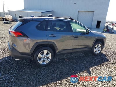 Trzecie zdjęcie samochodu z tyłu: 2019 TOYOTA RAV4 HYBRID XLE VIN:JTMRWRFV2KD504543 - miniatura