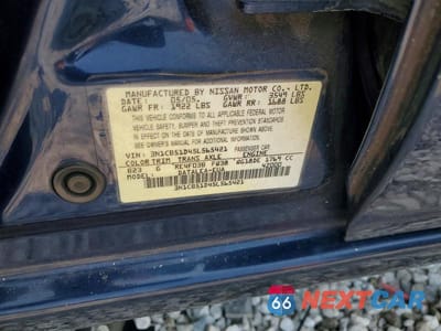 Zdjęcie 12 z 12 samochodu: 2005 NISSAN SENTRA VIN:3N1CB51D45L565421 - miniatura