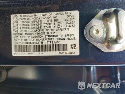 Zdjęcie 13 z 13 samochodu: 2024 HONDA CR-V EX VIN:2HKRS4H47RH408785 - miniatura