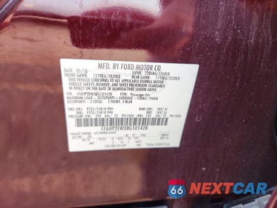 Zdjęcie 12 z 12 samochodu: 2011 FORD TAURUS SEL VIN:1FAHP2EW3BG105428 - miniatura
