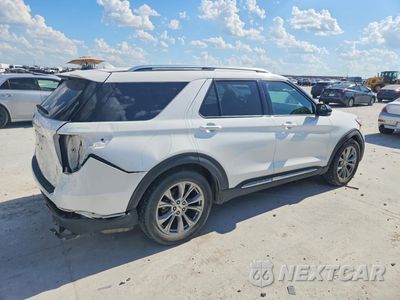 Trzecie zdjęcie samochodu z tyłu: 2021 FORD EXPLORER LIMITED VIN:1FMSK7FHXMGA94762 - miniatura