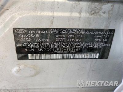 Zdjęcie 13 z 13 samochodu: 2018 HYUNDAI ELANTRA SE VIN:5NPD74LF2JH353669 - miniatura