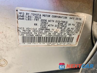 Zdjęcie 13 z 13 samochodu: 1998 TOYOTA RAV4 VIN:JT3GP10V0W0032102 - miniatura