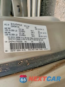 Zdjęcie 13 z 13 samochodu: 2007 DODGE GRAND CARAVAN SXT VIN:2D4GP44LX7R355539 - miniatura