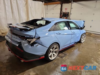 Trzecie zdjęcie samochodu z tyłu: 2025 HYUNDAI ELANTRA N BASE VIN:KMHLW4DKXSU027695 - miniatura