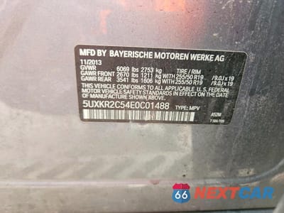 Zdjęcie 13 z 13 samochodu: 2014 BMW X5 SDRIVE35I VIN:5UXKR2C54E0C01488 - miniatura