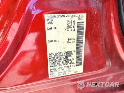 Zdjęcie 13 z 13 samochodu: 2015 NISSAN ALTIMA 2.5 S VIN:1N4AL3AP9FC296125 - miniatura
