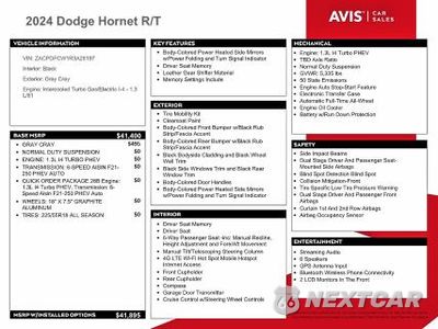 Zdjęcie 13 z 14 samochodu: 2024 DODGE HORNET R/T VIN:ZACPDFCW1R3A28197 - miniatura