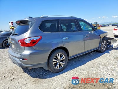 Trzecie zdjęcie samochodu z tyłu: 2019 NISSAN PATHFINDER SV VIN:5N1DR2MM6KC653008 - miniatura