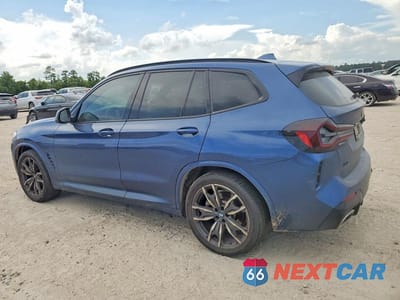 Drugie zdjęcie samochodu z przodu: 2022 BMW X3 SDRIVE30I VIN:5UX43DP0XN9K51941 - miniatura