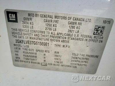 Zdjęcie 12 z 12 samochodu: 2016 GMC TERRAIN DENALI VIN:2GKFLVE37G6156981 - miniatura