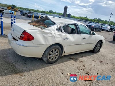 Trzecie zdjęcie samochodu z tyłu: 2008 BUICK LACROSSE CXL VIN:2G4WD582381335637 - miniatura