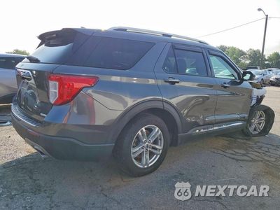 Trzecie zdjęcie samochodu z tyłu: 2020 FORD EXPLORER LIMITED VIN:1FMSK7FH3LGB65654 - miniatura