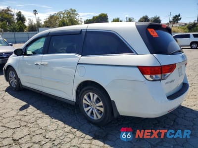 Drugie zdjęcie samochodu z przodu: 2014 HONDA ODYSSEY EX VIN:5FNRL5H40EB035696 - miniatura
