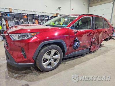 2021 TOYOTA RAV4 HYBRID XLE PREMIUM JTMB6RFVXMD014775 - główne zdjęcie licytacji z USA - miniatura