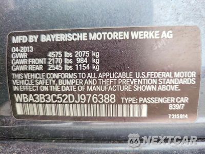 Zdjęcie 12 z 12 samochodu: 2013 BMW 328 XI VIN:WBA3B3C52DJ976388 - miniatura