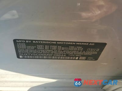 Zdjęcie 13 z 13 samochodu: 2021 BMW X3 XDRIVE30I VIN:5UXTY5C06M9F39644 - miniatura