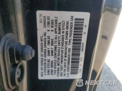 Zdjęcie 13 z 13 samochodu: 2016 HONDA CIVIC LX VIN:2HGFC4B06GH311459 - miniatura