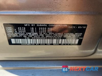 Zdjęcie 12 z 12 samochodu: 2018 SUBARU LEGACY 2.5I LIMITED VIN:4S3BNAN65J3033556 - miniatura