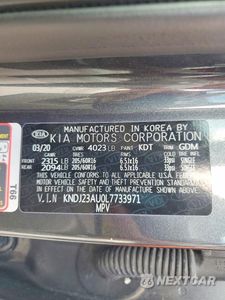 Zdjęcie 12 z 12 samochodu: 2020 KIA SOUL LX VIN:KNDJ23AU0L7733971 - miniatura