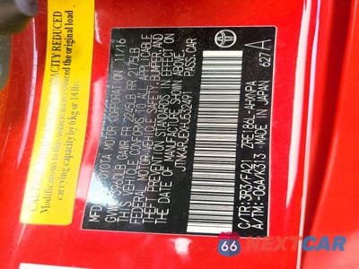 Zdjęcie 14 z 14 samochodu: 2017 TOYOTA COROLLA IM BASE VIN:JTNKARJEXHJ532491 - miniatura