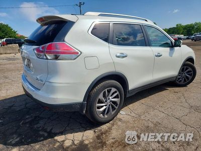 Trzecie zdjęcie samochodu z tyłu: 2016 NISSAN ROGUE SL VIN:5N1AT2MV4GC750132 - miniatura