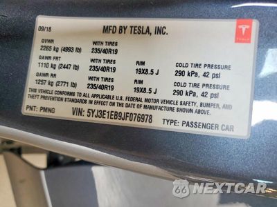 Zdjęcie 13 z 13 samochodu: 2018 TESLA MODEL 3 VIN:5YJ3E1EB9JF076978 - miniatura
