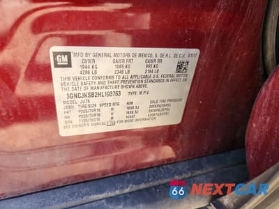 Zdjęcie 13 z 13 samochodu: 2017 CHEVROLET TRAX LS VIN:3GNCJKSB2HL193763 - miniatura