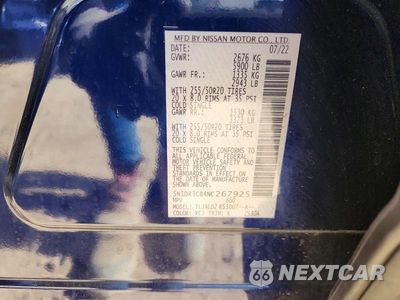 Zdjęcie 12 z 12 samochodu: 2022 NISSAN PATHFINDER SL VIN:5N1DR3CB4NC267925 - miniatura