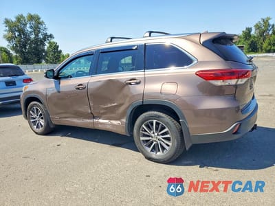 Drugie zdjęcie samochodu z przodu: 2018 TOYOTA HIGHLANDER HYBRID XLE VIN:5TDJGRFH3JS040976 - miniatura