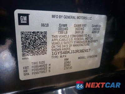 Zdjęcie 14 z 14 samochodu: 2018 CADILLAC ESCALADE LUXURY VIN:1GYS4BKJ3JR382417 - miniatura