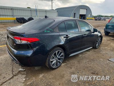 Trzecie zdjęcie samochodu z tyłu: 2020 TOYOTA COROLLA SE VIN:5YFP4RCE6LP053004 - miniatura