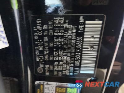 Zdjęcie 13 z 13 samochodu: 2019 HYUNDAI TUCSON VALUE VIN:KM8J3CA41KU045650 - miniatura