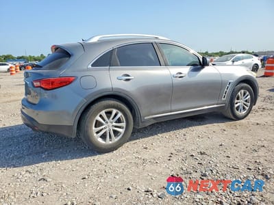 Trzecie zdjęcie samochodu z tyłu: 2012 INFINITI FX35 BASE VIN:JN8AS1MU1CM121672 - miniatura