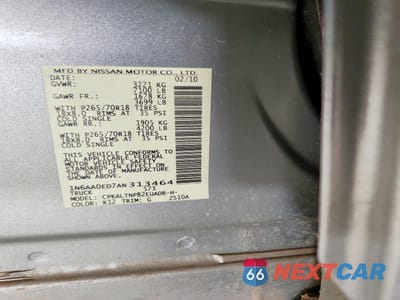 Zdjęcie 12 z 12 samochodu: 2010 NISSAN TITAN SE VIN:1N6AA0ED7AN313464 - miniatura